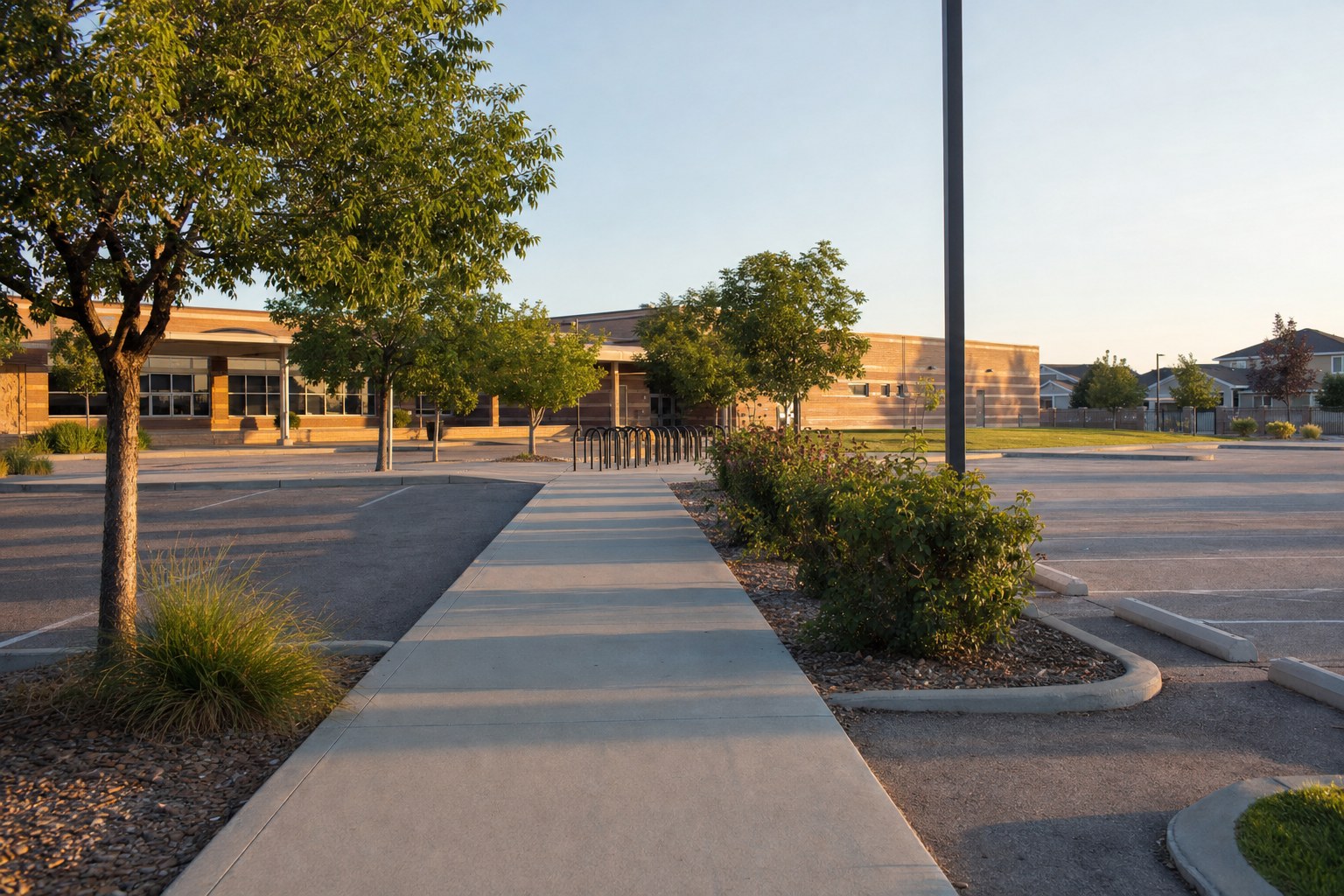 East parking lot beside Lone Heron Elementary